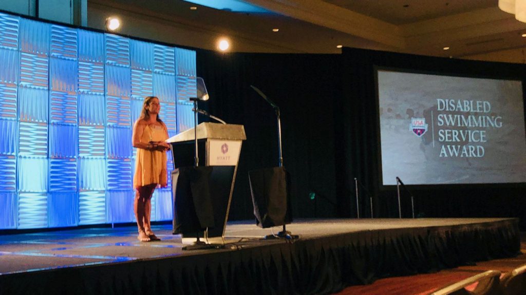 SEASTARS Receives the Disabled Swimming Service Award